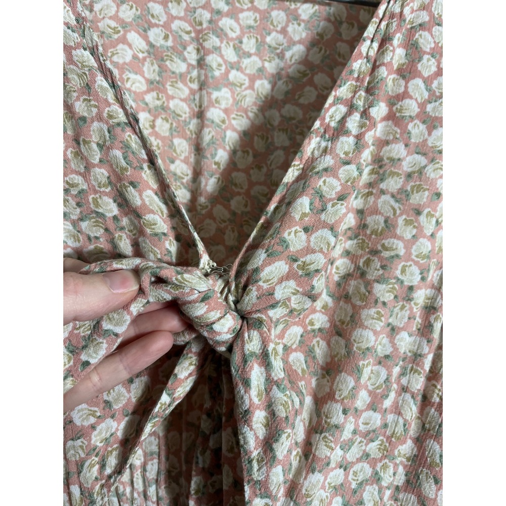FAITHFULL THE BRAND Blogger Favorite Marigot Ditzy Floral Tie Front Mini Dress - Picture 10 of 15